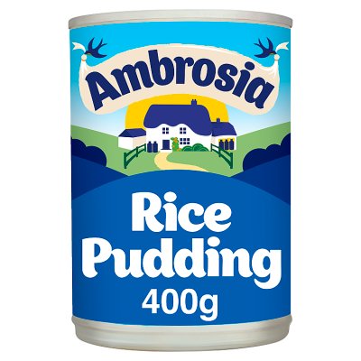 Ambrosia rice pudding dessert in a 400g can, UK version