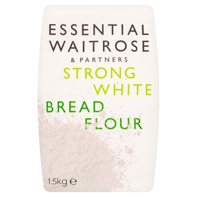 Waitrose Essential strong white bread flour 1.5kg - British product