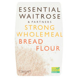 Waitrose wholemeal bread flour 1.5kg, imported from the UK