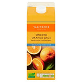 Waitrose smooth orange juice 1.75L large carton, UK version