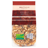Waitrose walnut halves 100g pack, imported from the UK