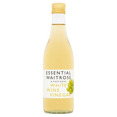 Waitrose Essential white wine vinegar 500ml (British brand)