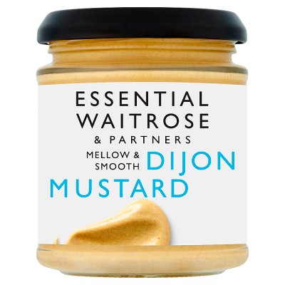 Waitrose Essential Dijon Mustard 180g glass jar, UK version