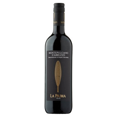 La Piuma Montepulciano d'Abruzzo red wine 75cl - British product
