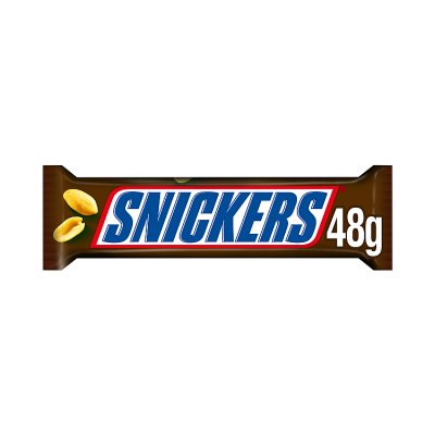 Snickers chocolate bar single 40g, imported from the UK
