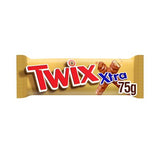 Twix Xtra Twin chocolate bar twin pack 75g (British brand)