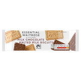Waitrose Essential milk chocolate malted milk biscuits 250g, UK version