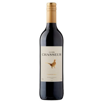Cuvee Chasseur red wine 75cl screw cap (British brand)