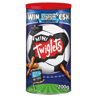 Jacob's Mini Twiglets savoury snack 200g, imported from the UK