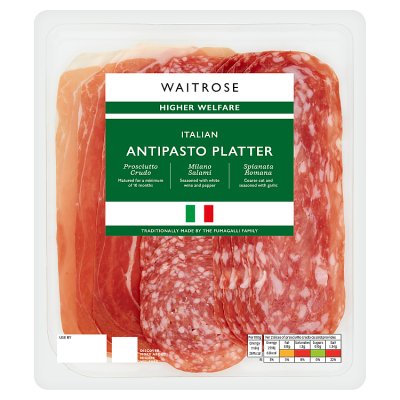 Waitrose Italian antipasto platter 105g (British brand)