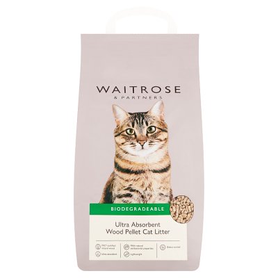 Waitrose wood pellet cat litter 10 litre (British brand)