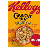 Kellogg's Crunchy Nut Clusters honey nut cereal 400g, imported from the UK