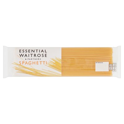 Waitrose Essential spaghetti 500g, imported from the UK