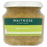 Waitrose green basil pesto 190g, imported from the UK