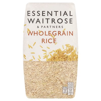 Waitrose Essential whole grain rice 1kg, UK version