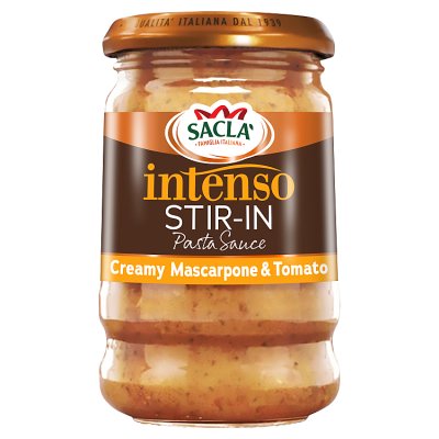 Saclà tomato and mascarpone stir-in pasta sauce 190g (British brand)