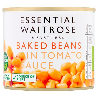 Essential baked beans in tomato sauce 220g, imported from the UK