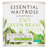 Waitrose cut green beans in water 400g (British brand)