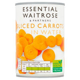 Waitrose Essential sliced carrots in water 400g (British brand)
