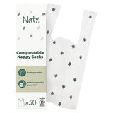 Naty compostable nappy bags unscented 50s, UK version