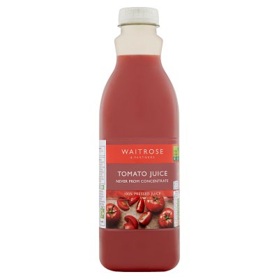 Waitrose tomato juice 1 litre, imported from the UK
