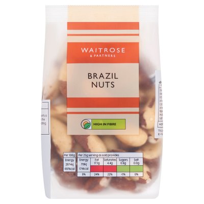 Waitrose whole Brazil nuts 150g, imported from the UK