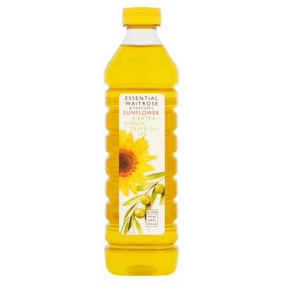 Waitrose Essential sunflower and olive oil blend 500ml, imported from the UK