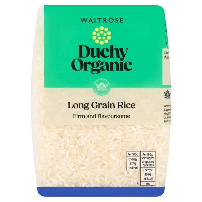 Duchy Organic long grain rice 500g (British brand)