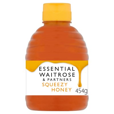 Waitrose Essential squeezy honey 454g (British brand)