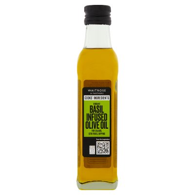 Waitrose basil infused olive oil 250ml (British brand)