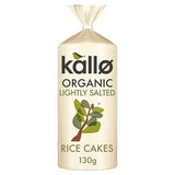 Kallo lightly salted wholegrain rice cakes 130g - British product