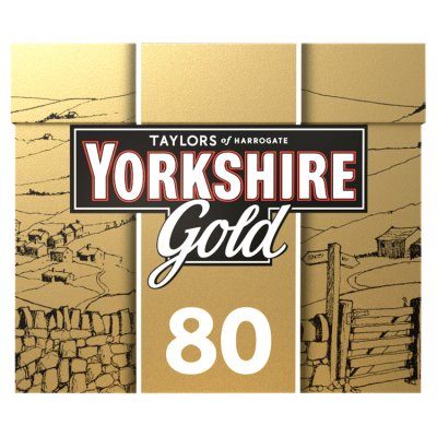 Yorkshire Gold black tea 80 bags, UK version