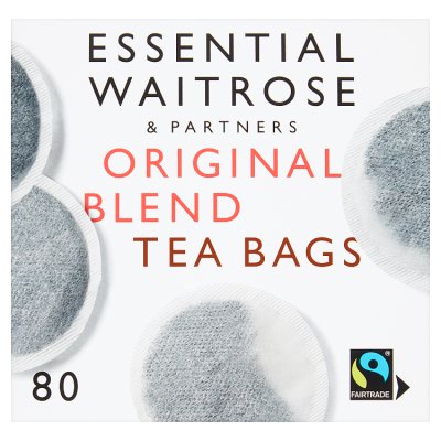 Essential Original Blend 80 tea bags, imported from the UK
