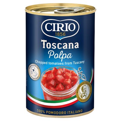 Cirio Tuscan chopped tomatoes 400g - British product