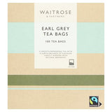 Waitrose Earl Grey tea bags 100 pack 250g - British product