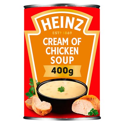 Heinz classic cream of chicken soup 400g (British brand)