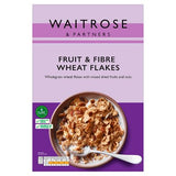 Waitrose Fruit & Fibre wheat flakes cereal 750g (British brand)