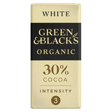 Green & Black's organic white chocolate bar 90g, UK version