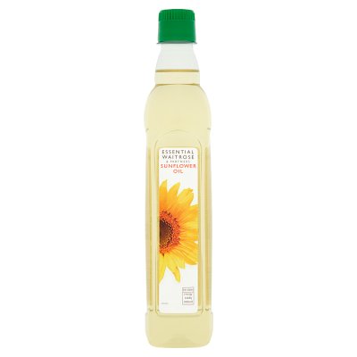 Waitrose sunflower oil 500ml bottle - British product