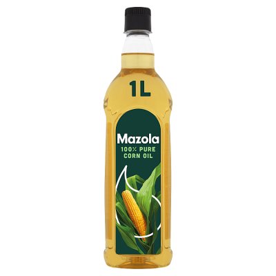 Mazola corn oil 1 litre cooking oil bottle, UK version