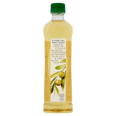 Waitrose olive oil light in colour 500ml, imported from the UK