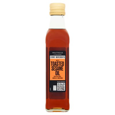 Waitrose toasted sesame oil 250ml bottle (British brand)