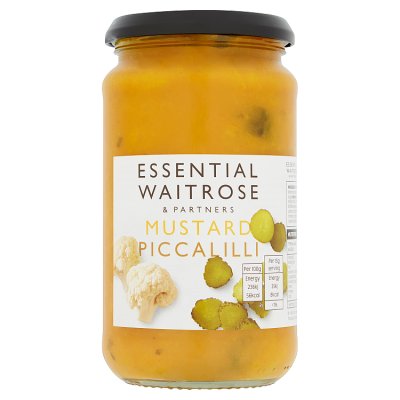 Waitrose Essential mustard piccalilli 460g jar - British product
