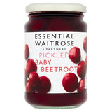 Waitrose Essential pickled baby beetroot 340g, imported from the UK