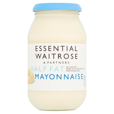 Waitrose Essential Half Fat Mayonnaise 500ml, UK version