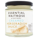 Waitrose Essential creamed horseradish sauce 180g, imported from the UK