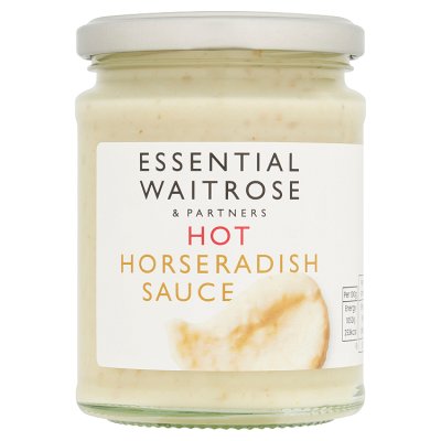 Waitrose Essential Hot Horseradish sauce 285g - British product