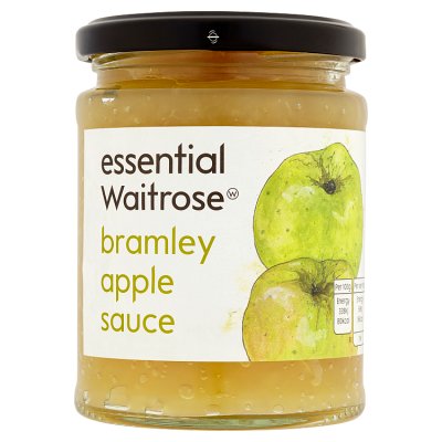 Waitrose Essential Bramley apple sauce 285g, imported from the UK
