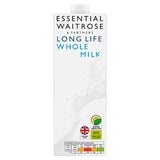 Waitrose Essential Long Life Whole Milk 1 litre, imported from the UK