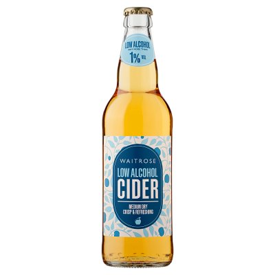 Waitrose Low Alcohol Cider 500ml (British brand)